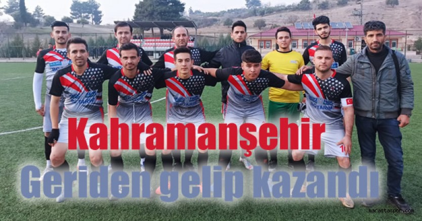Kahramanşehirspor, Mağralı Fidanspor’u mağlup etti