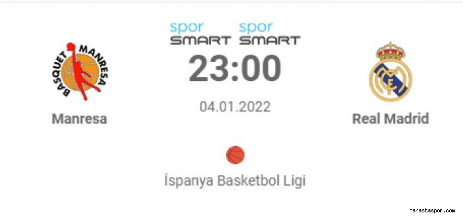 Manresa – Real Madrid maçı CANLI | Real Madrid basket maçı izle