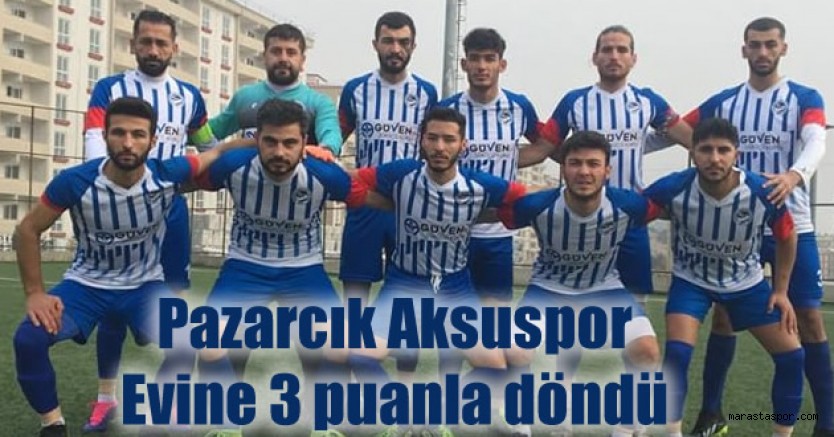 Pazarcık Aksuspor, Hartlap Köyü Ali Doğanspor’u deplasmanda mağlup etti
