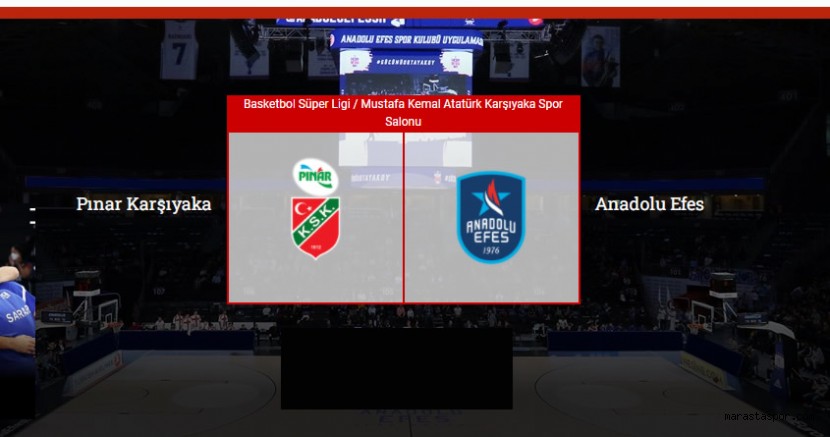 Karşıyaka – Anadolu Efes maçı özet