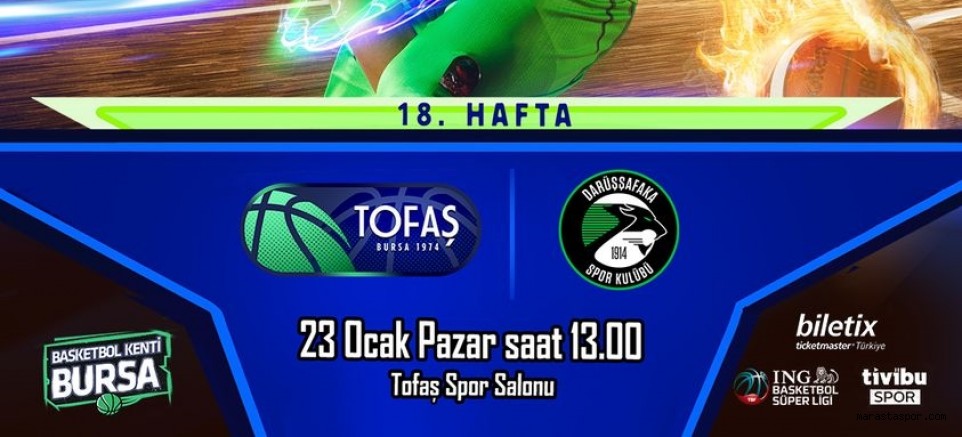 Tofaş – Darüşşafaka maçı özet