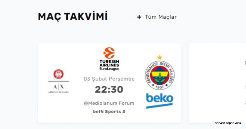 Armani Milano – Fenerbahçe Beko maç sonu özet