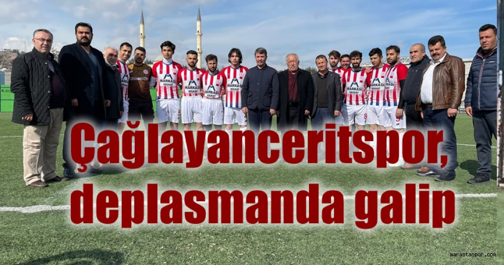Çağlayanceritspor, Türkoğlu Gençlerbirliğispor’u mağlup etti