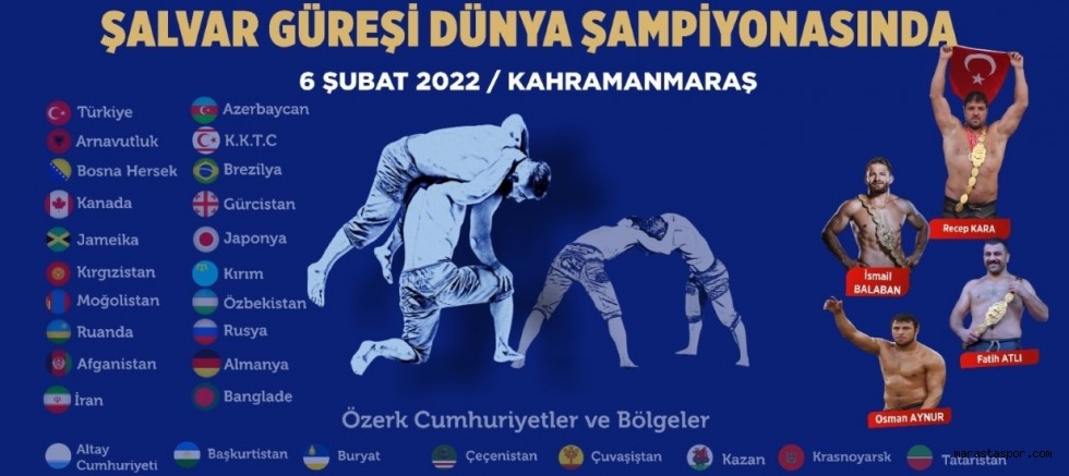 Dünya Güreş Şampiyonası Kahramanmaraş’ta