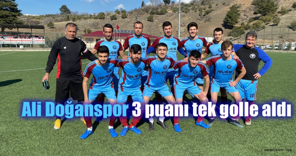 Hartlap Köyü Ali Doğanspor, Kahramanmaraşspor Amatör’ü mağlup etti