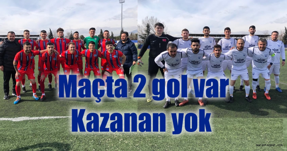 Kahramanmaraş BŞB Gençlik ve Spor ile Göksun Ülküspor berabere kaldı
