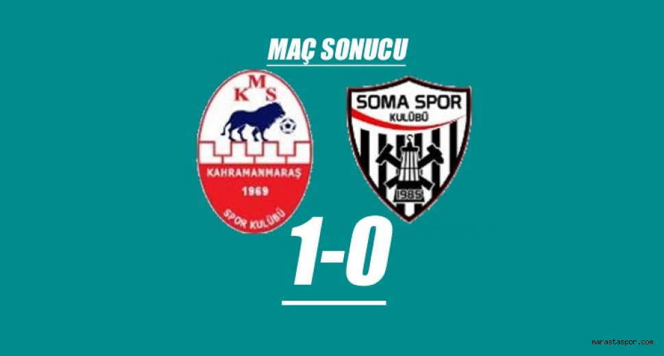 Kahramanmaraşspor 1-0 Somaspor özet