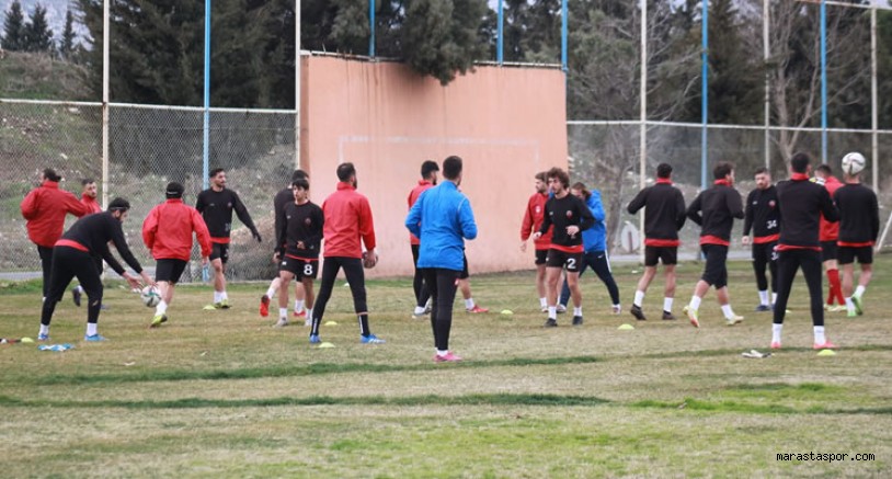 Kahramanmaraşspor’da maçın hazırlıkları başladı.