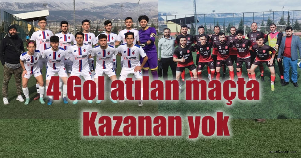 Kurtuluş 1920 Spor, Dulkadiroğlu 1337 Spor ile berabere kaldı