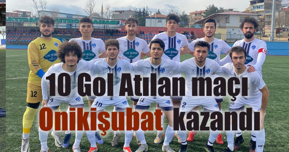 Onikişubat İdmanyurduspor, Anadolu Gençlikspor’u mağlup etti