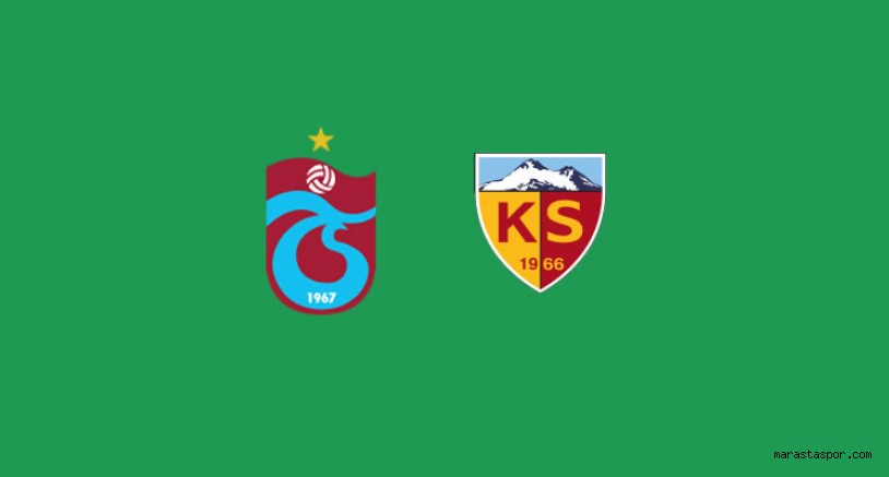 Özet Trabzonspor 3-2 Kayserispor
