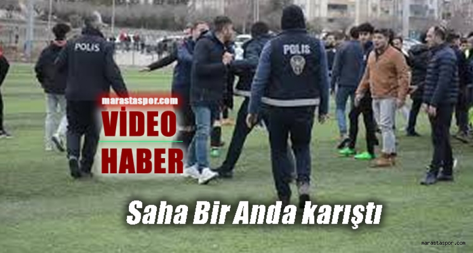 Afşin Belediyespor – Helete Demirspor Maçı yarıda kaldı