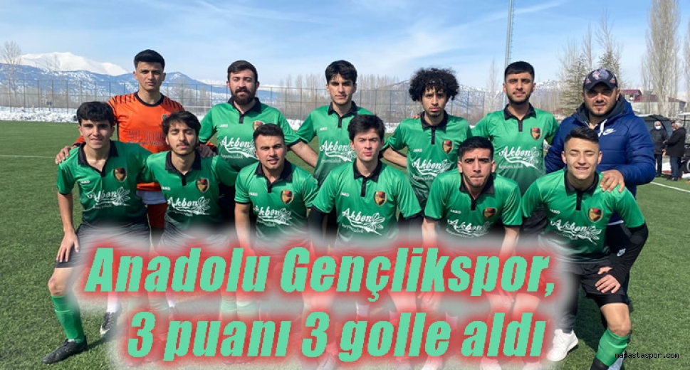 Anadolu Gençlikspor, 3 puanı 3 golle aldı