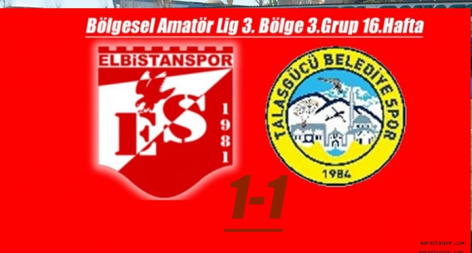 Elbistanspor 1-1 Talasgücü Belediyespor Özet