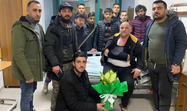 İbrahim Uyduran’ı hastanede ziyaret ettiler