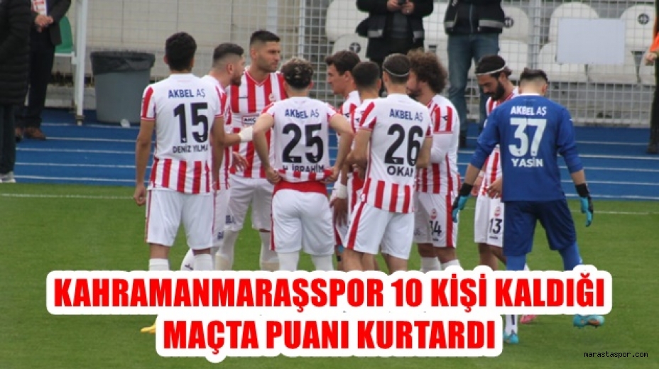 Kahramanmaraşspor 0-0 Sivas Belediyespor maç sonu özet