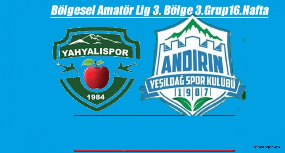 Yahyalıspor 4-3 Andırın Yeşildağspor özet