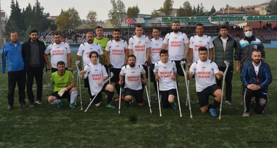 Kahramanmaraş Ampute takımına 11 dakika yetti