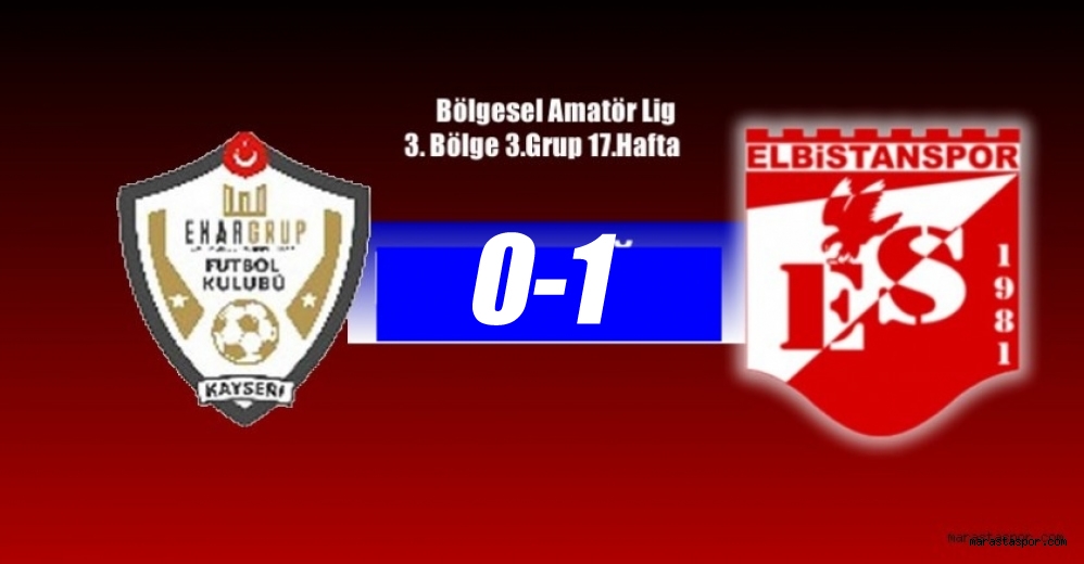 Kayseri Emar Grup FK 0-1 Elbistanspor [özet)