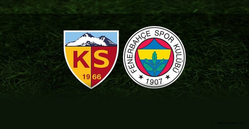Kayserispor 0-4 Fenerbahçe ÖZET