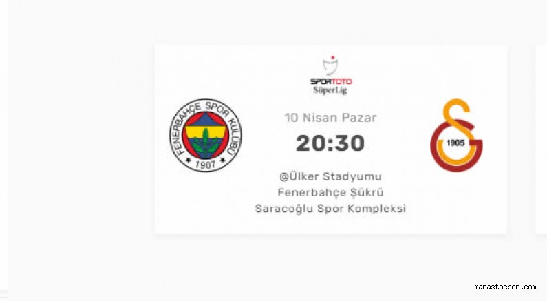 Fenerbahçe 2-0 Galatasaray maçının özeti