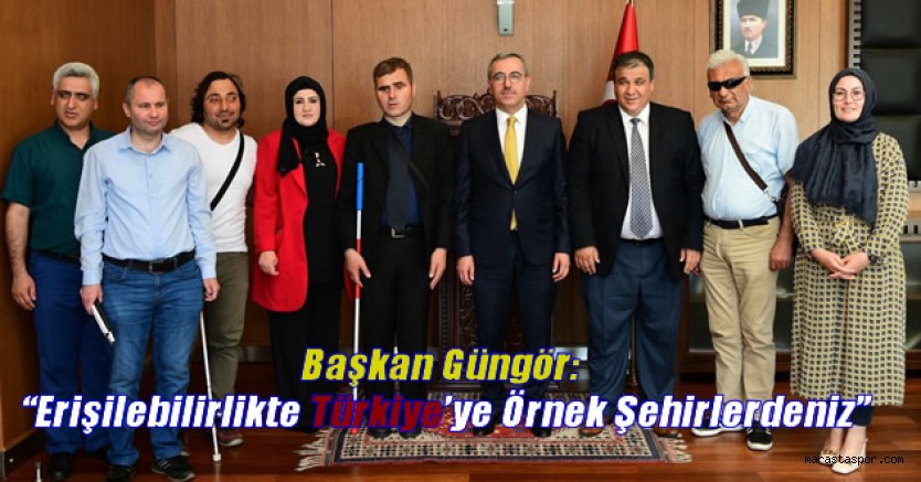Engelliler Federasyonu’ndan Başkan Güngör’e Destek Teşekkürü