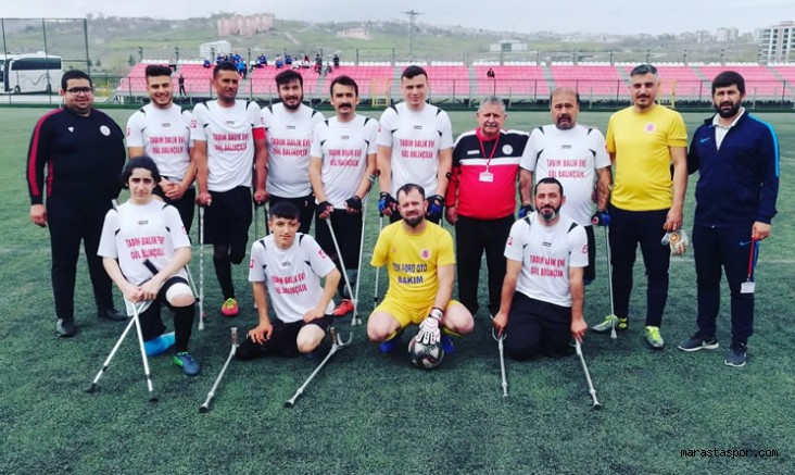 Kahramanmaraş Ampute takımı deplasmanda 4 attı