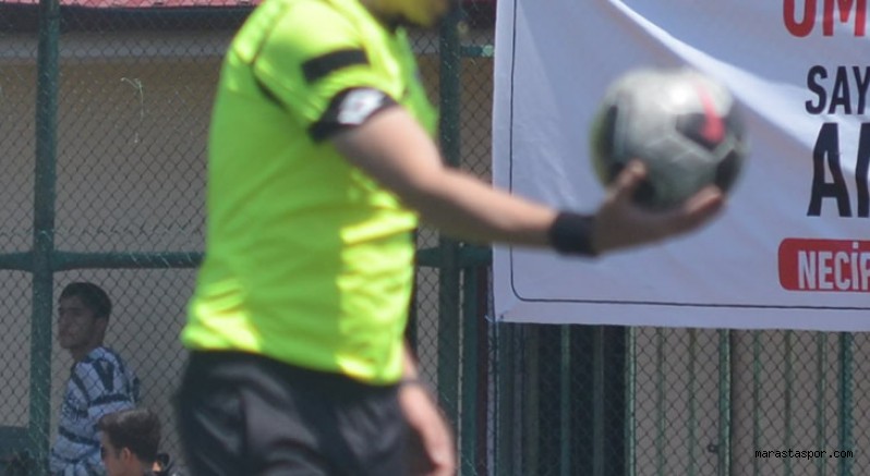 Kahramanmaraş BŞB Gençlikspor, ATC Maraşspor maçının hakemleri açıklandı