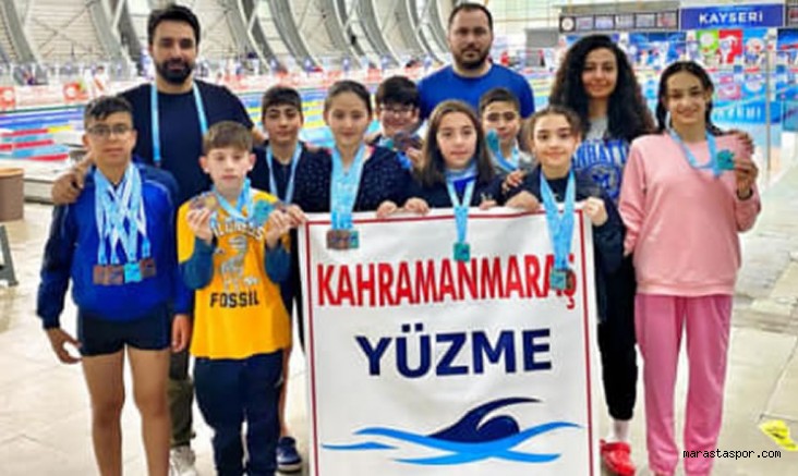 Kahramanmaraş’lı 9 sporcumuz toplamda 25 Madalya kazandı