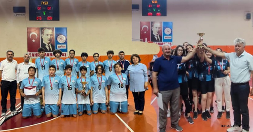 Kahramanmaraş Voleybol Okul Sporları’nda şampiyonlar belli oldu