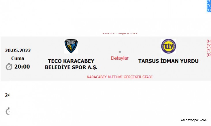 Karacabey Belediyespor – Tarsus İdman Yurdu canlı izle