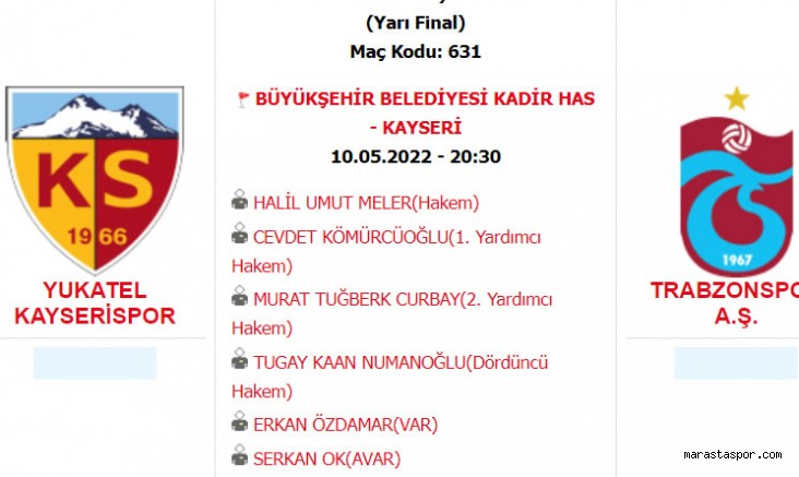 Trabzonspor – Kayserispor canlı izle