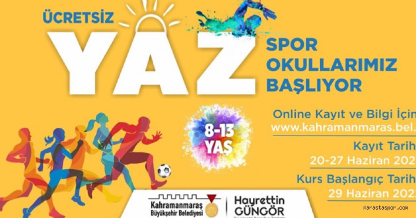 Büyükşehir Yaz Spor Okulları Kayıtları Başladı