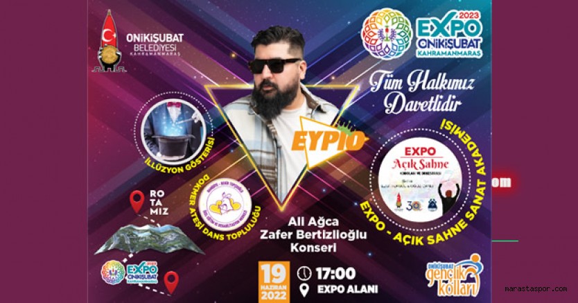 EXPO 2023 Alanı’ndaki ilk konser Eypio’dan