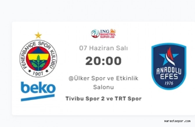 Fenerbahçe Beko – Anadolu Efes maçı canlı izle
