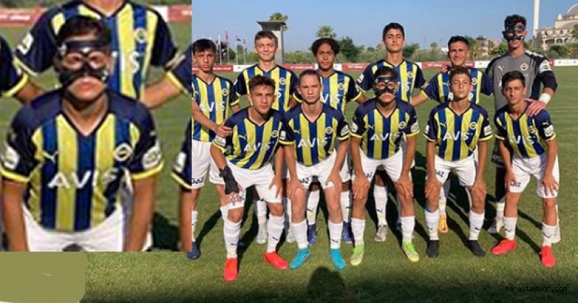 Kahramanmaraş’lı futbolcu Fenerbahçe’de Maske ile oynadı! Takımı finale yükseldi