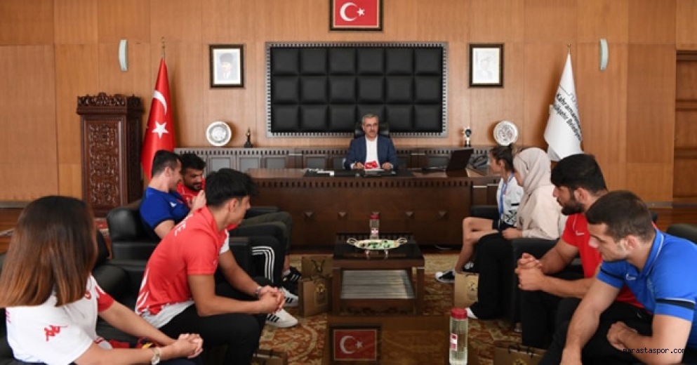 Başkan Güngör, Kahramanmaraşlı Sporcuları Ağırladı