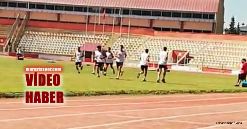 Kahramanmaraşspor, sezonun ikinci çalışmasını 12 şubat stadında yaptı