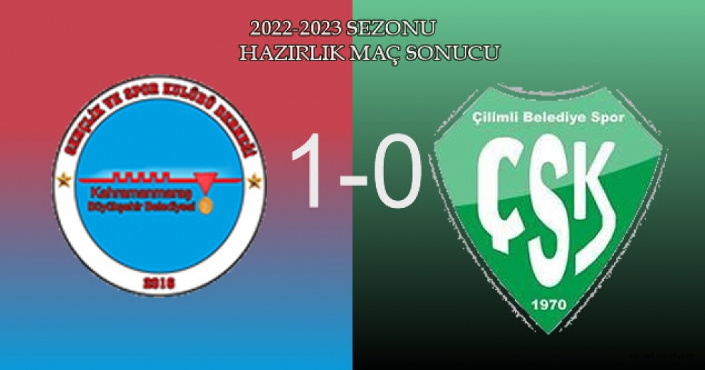 Kahramanmaraş BŞB Gençlikspor 1-0 Çilimli Belediyespor – Özet