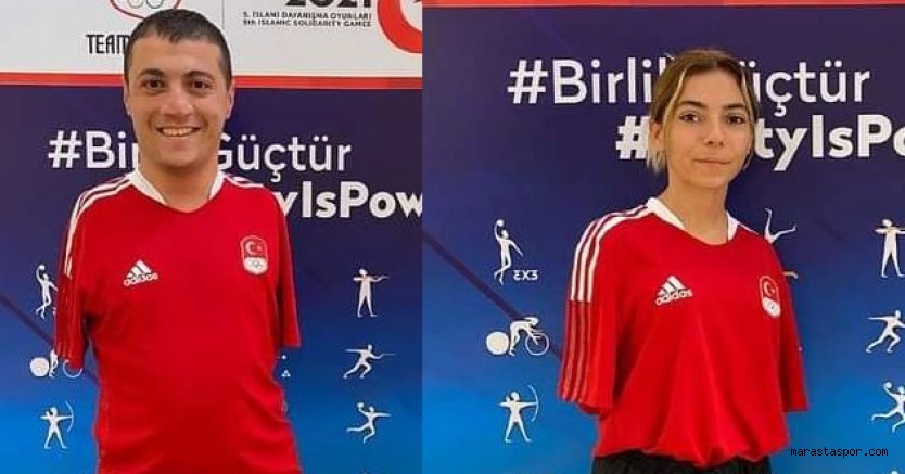Kahramanmaraş’lı Sevilay Öztürk ve Beytullah Eroğlu’dan İlk madalyalarımız geldi!