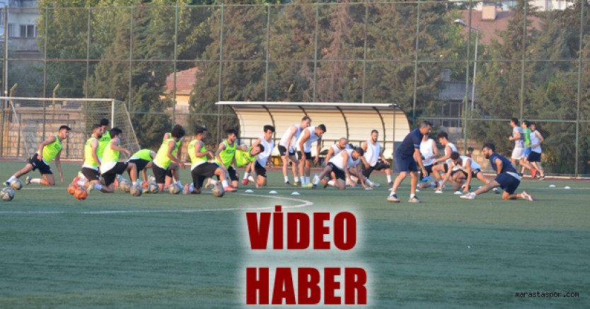 Kahramanmaraşspor’da, hazırlıklar Batıpark Futbol sahasında sürdü