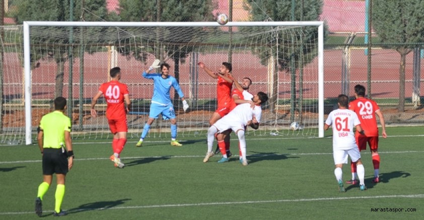 İki önemli pozisyonu kaçıran Kahramanmaraşspor’un, Karaman karşısında yediği gol