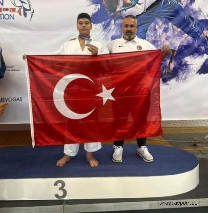 Kahramanmaraş lı İsmail Akkaya, Balkan Şampiyonasında 3.oldu