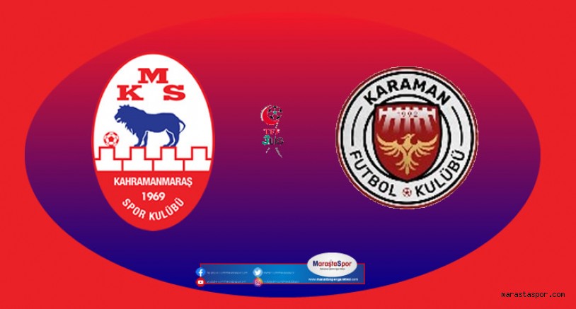 Kahramanmaraşspor – Karaman FK maçı ne zaman saat kaçta hangi kanalda?