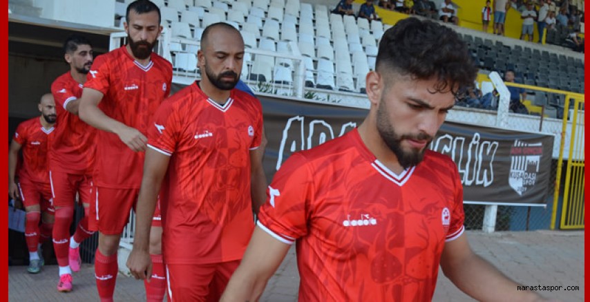 Kahramanmaraşspor lk maçına formasında sponsoru olmadan çıktı