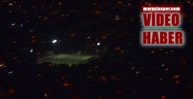 Terastan Batıpark futbol sahasını çektik