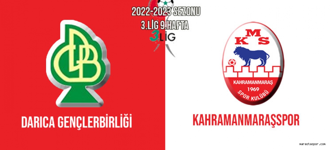Darıca Gençlerbirliği – Kahramanmaraşspor maçı ne zaman saat kaçta hangi kanalda?