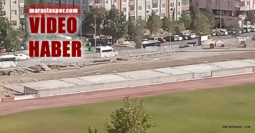 Kahramanmaraş 12 şubat stadyumunda çalışmalar hızlandı