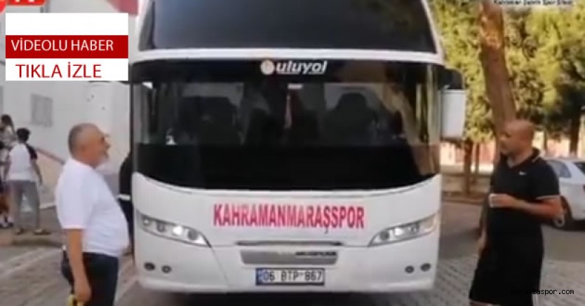 Kahramanmaraşspor’da Ofspor maçı yolculuğu başladı