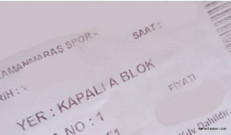 Kahramanmaraşspor, Igdırspor maçının bilet fiyatları belli oldu